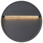 LED garden wall lamps 2 units round black 3 W by vidaXL, Outdoor lighting - Ref: Foro24-45658, Price: 31,24 €, Discount: %