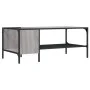 Mesa centro estante madera ingeniería Sonoma gris 100x51x40 cm de , Mesas de centro - Ref: Foro24-837735, Precio: 37,03 €, De...