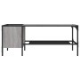 Sonoma-Couchtisch mit Regal aus technischem Holz, grau, 100 x 51 x 40 cm von , Couchtisch - Ref: Foro24-837735, Preis: 37,35 ...