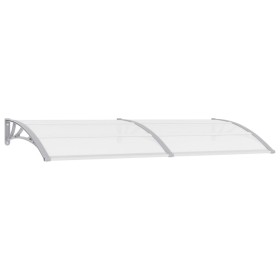 Marquesina para puerta PC gris 240x100 cm de vidaXL, Toldos - Ref: Foro24-45631, Precio: 85,55 €, Descuento: %