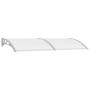 Gray PC door canopy 240x100 cm by vidaXL, Awnings - Ref: Foro24-45631, Price: 89,82 €, Discount: %