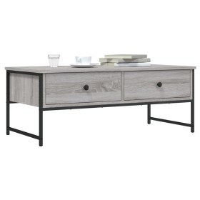 Sonoma-Couchtisch aus grauem Holzwerkstoff, 101 x 49 x 39,5 cm von , Couchtisch - Ref: Foro24-837740, Preis: 69,43 €, Rabatt: %