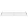 Graues PC-Türvordach 240x100 cm von vidaXL, Markisen - Ref: Foro24-45631, Preis: 89,82 €, Rabatt: %