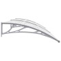Graues PC-Türvordach 240x100 cm von vidaXL, Markisen - Ref: Foro24-45631, Preis: 89,82 €, Rabatt: %