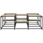 Couchtisch aus Sonoma-Eichenholzwerkstoff, 121 x 121 x 40 cm von , Couchtisch - Ref: Foro24-839069, Preis: 70,11 €, Rabatt: %