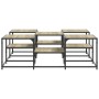 Couchtisch aus Sonoma-Eichenholzwerkstoff, 121 x 121 x 40 cm von , Couchtisch - Ref: Foro24-839069, Preis: 70,11 €, Rabatt: %