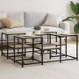 Couchtisch aus Sonoma-Eichenholzwerkstoff, 91 x 91 x 40 cm von , Couchtisch - Ref: Foro24-839074, Preis: 55,96 €, Rabatt: %