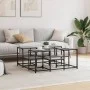 Sonoma gray engineered wood coffee table 91x91x40 cm by , Coffee table - Ref: Foro24-839076, Price: 57,93 €, Discount: %