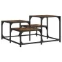 Smoked oak engineered wood coffee table 68x68x40 cm by , Coffee table - Ref: Foro24-837749, Price: 35,26 €, Discount: %