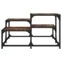 Smoked oak engineered wood coffee table 68x68x40 cm by , Coffee table - Ref: Foro24-837749, Price: 35,26 €, Discount: %