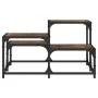 Smoked oak engineered wood coffee table 68x68x40 cm by , Coffee table - Ref: Foro24-837749, Price: 35,26 €, Discount: %
