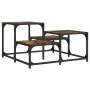 Smoked oak engineered wood coffee table 68x68x40 cm by , Coffee table - Ref: Foro24-837749, Price: 35,26 €, Discount: %