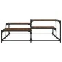 Couchtisch aus braunem Eichenholzwerkstoff, 107 x 107 x 40 cm von , Couchtisch - Ref: Foro24-837756, Preis: 49,21 €, Rabatt: %
