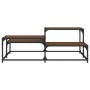 Brown oak engineered wood coffee table 107x107x40 cm by , Coffee table - Ref: Foro24-837756, Price: 49,21 €, Discount: %