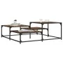 Couchtisch aus geräuchertem Eichenholzwerkstoff, 107 x 107 x 40 cm von , Couchtisch - Ref: Foro24-837754, Preis: 49,84 €, Rab...