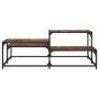 Couchtisch aus geräuchertem Eichenholzwerkstoff, 107 x 107 x 40 cm von , Couchtisch - Ref: Foro24-837754, Preis: 50,18 €, Rab...