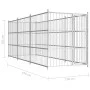 Outdoor kennel 450x150x185 cm by vidaXL, Dog kennels and fences - Ref: Foro24-144622, Price: 698,06 €, Discount: %