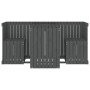 2 seater balcony set solid gray pine wood by , Garden sets - Ref: Foro24-825060, Price: 208,42 €, Discount: %
