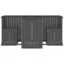 2-Sitzer-Balkon-Set aus massivem grauem Kiefernholz von , Gartensets - Ref: Foro24-825060, Preis: 205,75 €, Rabatt: %