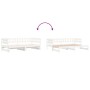 Removable sofa bed solid white pine wood 2x(80x200) cm by , Beds and slatted bases - Ref: Foro24-840386, Price: 141,44 €, Dis...