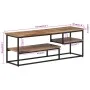 TV-Schrank aus recyceltem massivem Teakholz, 110 x 30 x 39 cm von , TV-Möbel - Ref: Foro24-358518, Preis: 122,08 €, Rabatt: %