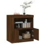 Sideboard with LED lights brown oak 60.5x37x67 cm by , Sideboards - Ref: Foro24-836622, Price: 90,86 €, Discount: %