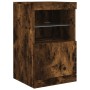 Sideboard mit LED-Leuchten, geräucherte Eiche, 41 x 37 x 67 cm von , Sideboards - Ref: Foro24-836683, Preis: 50,14 €, Rabatt: %