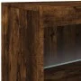 Sideboard with LED lights smoked oak 41x37x67 cm by , Sideboards - Ref: Foro24-836683, Price: 48,67 €, Discount: %