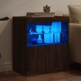 Sideboard mit LED-Leuchten, braune Eiche, 60 x 37 x 67 cm von , Sideboards - Ref: Foro24-836657, Preis: 68,62 €, Rabatt: %