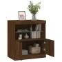 Sideboard mit LED-Leuchten, braune Eiche, 60 x 37 x 67 cm von , Sideboards - Ref: Foro24-836657, Preis: 66,62 €, Rabatt: %