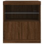 Sideboard mit LED-Leuchten, braune Eiche, 60 x 37 x 67 cm von , Sideboards - Ref: Foro24-836657, Preis: 68,62 €, Rabatt: %