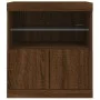 Sideboard mit LED-Leuchten, braune Eiche, 60 x 37 x 67 cm von , Sideboards - Ref: Foro24-836657, Preis: 66,62 €, Rabatt: %