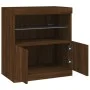Sideboard mit LED-Leuchten, braune Eiche, 60 x 37 x 67 cm von , Sideboards - Ref: Foro24-836657, Preis: 66,62 €, Rabatt: %