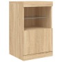 Sideboard mit LED-Leuchten Sonoma-Eiche 41x37x67 cm von , Sideboards - Ref: Foro24-836681, Preis: 62,70 €, Rabatt: %