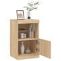 Sideboard with LED lights Sonoma oak 41x37x67 cm by , Sideboards - Ref: Foro24-836681, Price: 62,70 €, Discount: %