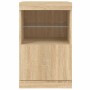 Sideboard mit LED-Leuchten Sonoma-Eiche 41x37x67 cm von , Sideboards - Ref: Foro24-836681, Preis: 62,70 €, Rabatt: %