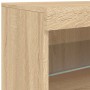 Sideboard mit LED-Leuchten Sonoma-Eiche 41x37x67 cm von , Sideboards - Ref: Foro24-836681, Preis: 62,70 €, Rabatt: %
