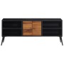 Mueble de TV teca maciza reciclada 112x31x45 cm de , Muebles TV - Ref: Foro24-358526, Precio: 152,92 €, Descuento: %