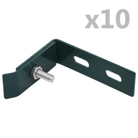 Conector de esquina para pared 10 sets verde de vidaXL, Accesorios para rejas y vallas - Ref: Foro24-144502, Precio: 26,41 €,...