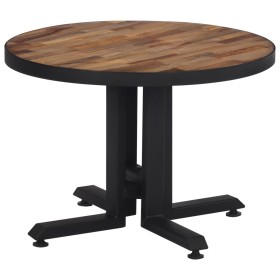 Solid recycled teak round coffee table Ø55x40 cm by , Coffee table - Ref: Foro24-358513, Price: 82,80 €, Discount: %
