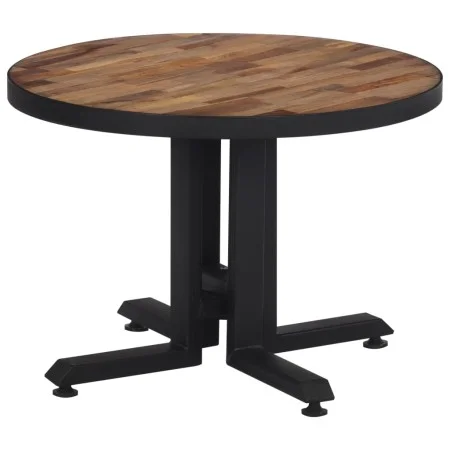 Runder Couchtisch aus massivem recyceltem Teakholz Ø55x40 cm von , Couchtisch - Ref: Foro24-358513, Preis: 82,05 €, Rabatt: %