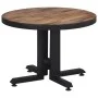 Runder Couchtisch aus massivem recyceltem Teakholz Ø55x40 cm von , Couchtisch - Ref: Foro24-358513, Preis: 82,05 €, Rabatt: %