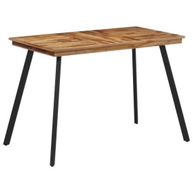 Esstisch aus massivem Teakholz, 120 x 62 x 76 cm von , Küchen- und Esstische - Ref: Foro24-358530, Preis: 153,95 €, Rabatt: %