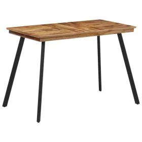 Solid teak wood dining table 120x62x76 cm by , Kitchen and dining tables - Ref: Foro24-358530, Price: 151,70 €, Discount: %