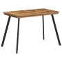 Solid teak wood dining table 120x62x76 cm by , Kitchen and dining tables - Ref: Foro24-358530, Price: 151,90 €, Discount: %