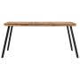 Esstisch aus massivem Teakholz, 169 x 98,5 x 76 cm von , Küchen- und Esstische - Ref: Foro24-358532, Preis: 161,04 €, Rabatt: %