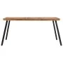 Mesa de comedor madera maciza de teca 169x98,5x76 cm de , Mesas de cocina y de comedor - Ref: Foro24-358532, Precio: 159,49 €...