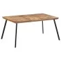 Mesa de comedor madera maciza de teca 169x98,5x76 cm de , Mesas de cocina y de comedor - Ref: Foro24-358532, Precio: 159,49 €...