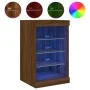 Sideboard mit LED-Leuchten, braune Eiche, 41 x 37 x 67 cm von , Sideboards - Ref: Foro24-836727, Preis: 51,47 €, Rabatt: %