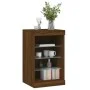 Sideboard with LED lights brown oak 41x37x67 cm by , Sideboards - Ref: Foro24-836727, Price: 51,47 €, Discount: %